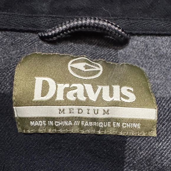 Dravus Flannel Shirt | Black Gray Buffalo Plaid Medium - Picture 2 of 13